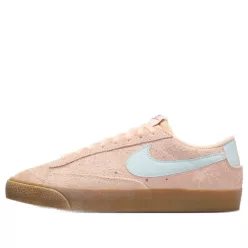 Nike Blazer Low 77 Vintage Crimson Tint Glacier Blue dámske nízke streetové tenisky červené-modré — produktová fotografia na bielom pozadí, bočný pohľad
