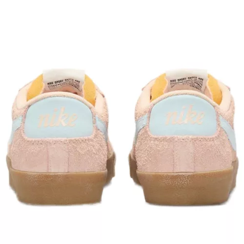 Nike Blazer Low 77 Vintage Crimson Tint Glacier Blue dámske nízke streetové tenisky červené-modré — produktová fotografia na bielom pozadí, bočný pohľad