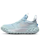 Jordan 1 Low Element Gore-Tex Glacier Blue Silver nízke streetové tenisky modré-strieborné — produktová fotografia na bielom pozadí, bočný pohľad