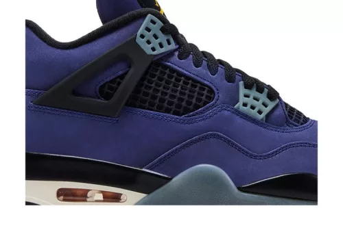 Jordan 4 Retro Lakers pánske vysoké basketbalové topánky fialové