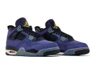 Jordan 4 Retro Lakers pánske vysoké basketbalové topánky fialové