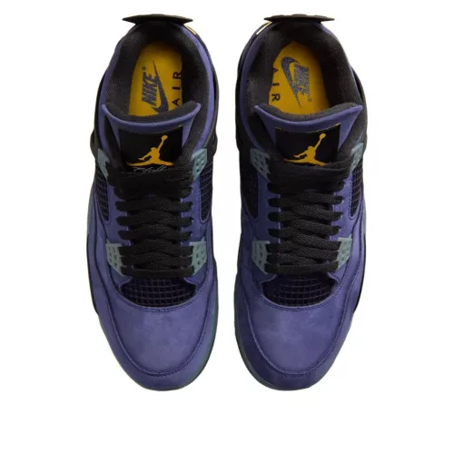 Jordan 4 Retro Lakers pánske vysoké basketbalové topánky fialové
