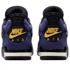Jordan 4 Retro Lakers pánske vysoké basketbalové topánky fialové