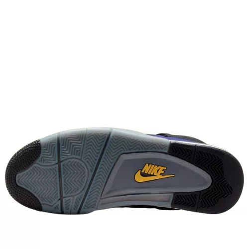 Jordan 4 Retro Lakers pánske vysoké basketbalové topánky fialové