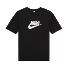 Nike x Nigo T-shirt Black tričko čierne — produktová fotografia na bielom pozadí, bočný pohľad