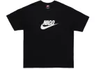 Nike x Nigo T-shirt Black tričko čierne — produktová fotografia na bielom pozadí, bočný pohľad