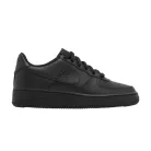 Nike Air Force 1 Low LE Black detské nízke streetové tenisky čierne — produktová fotografia na bielom pozadí, bočný pohľad