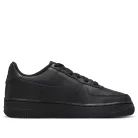 Nike Air Force 1 Low LE Black detské nízke streetové tenisky čierne — produktová fotografia na bielom pozadí, bočný pohľad