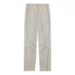 Corteiz x Nike NRG Pant Off White nohavice sivé-lomené biele — produktová fotografia na bielom pozadí, bočný pohľad