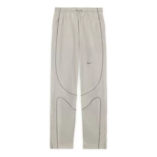 Corteiz x Nike NRG Pant Off White nohavice sivé-lomené biele — produktová fotografia na bielom pozadí, bočný pohľad