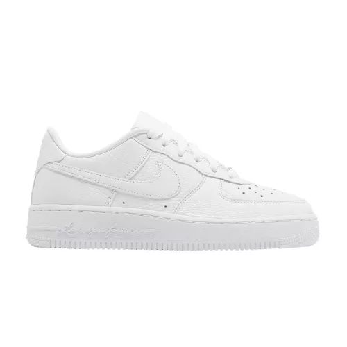 Nike Air Force 1 Low Drake NOCTA Certified Lover Boy detské nízke streetové tenisky — produktová fotografia na bielom pozadí, bočný pohľad