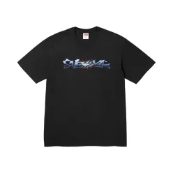 Supreme Tag Tee 'Black' unisex tričko čierne