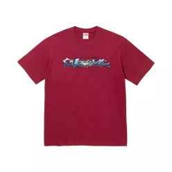  Supreme Tag Tee 'Cardinal' unisex tričko červené
