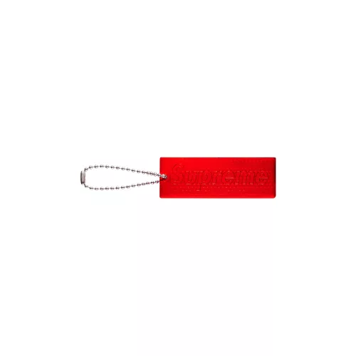 Supreme Reflective Keychain Red doplnok červený