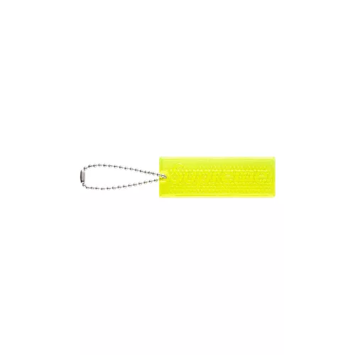 Supreme Reflective Keychain Yellow doplnok žltý