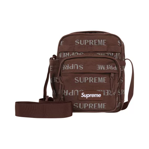 Supreme Shoulder Bag 'Brown' unisex taška hnedá