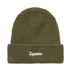   Supreme Loose Gauge Beanie 'Olive' unisex čiapka olivová