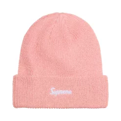   Supreme Loose Gauge Beanie 'Pink Reflective' unisex čiapka ružová