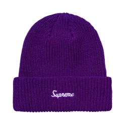   Supreme Loose Gauge Beanie 'Purple' unisex čiapka fialová
