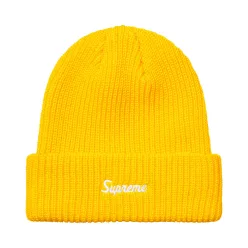   Supreme Loose Gauge Beanie 'Yellow' unisex čiapka žltá