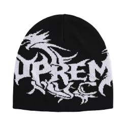   Supreme Dragon Beanie 'Black' unisex čiapka čierna