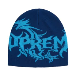   Supreme Dragon Beanie 'Navy' unisex čiapka tmavomodrá