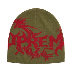   Supreme Dragon Beanie 'Olive' unisex čiapka olivová