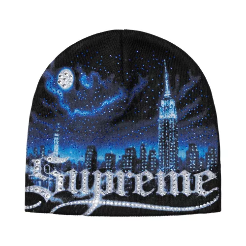 Supreme Cityscape Beanie 'Black' unisex čiapka čierna