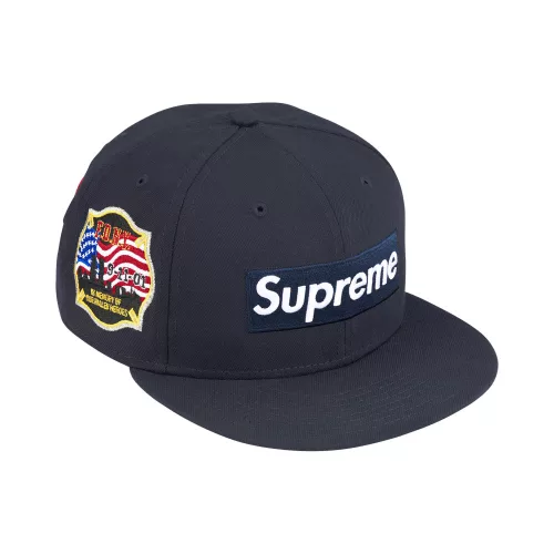 Supreme x Fdny Box Logo New Era 'Navy' unisex šiltovka tmavomodrá