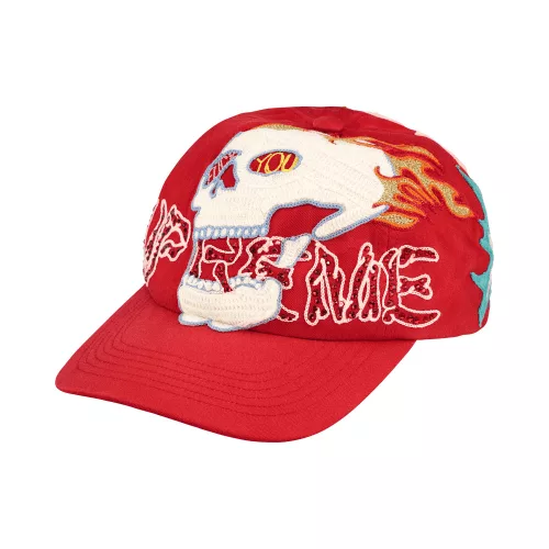 Supreme Wfst 6-Panel 'Red' unisex šiltovka červená