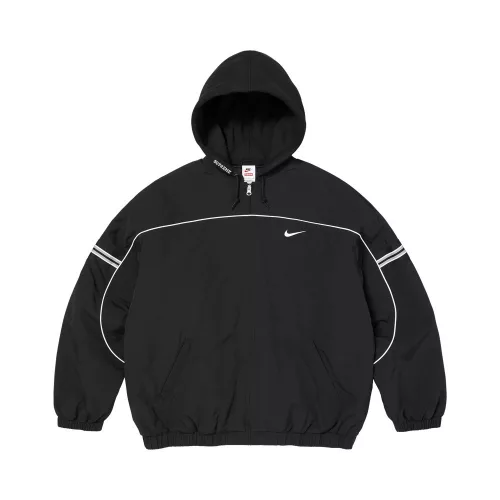 Supreme x Nike Nylon Hooded Jacket 'Black' unisex bunda čierna