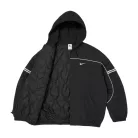 Supreme x Nike Nylon Hooded Jacket 'Black' unisex bunda čierna