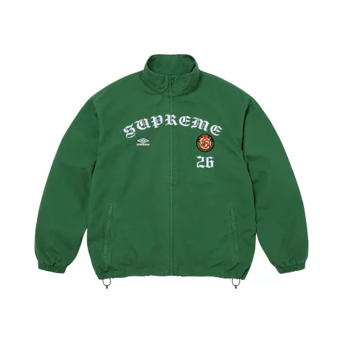 Supreme x Umbro Cotton Ripstop Track Jacket 'Green' unisex bunda zelená