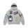 Supreme Stickers Hooded Sweatshirt Heather Grey unisex mikina sivá