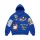 Supreme Stickers Hooded Sweatshirt Royal unisex mikina kráľovsky modrá