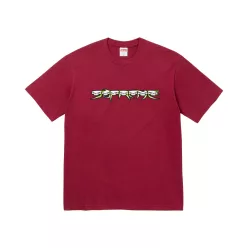   Supreme Skulls Spellout Tee 'Cardinal' unisex tričko červené