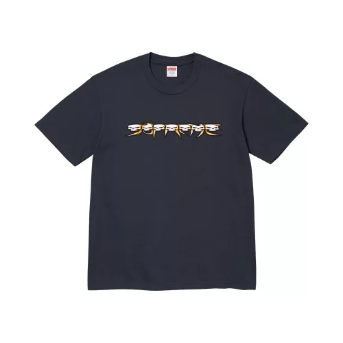 Supreme Skulls Spellout Tee 'Navy' unisex tričko tmavomodré