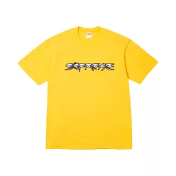   Supreme Skulls Spellout Tee 'Yellow' unisex tričko žlté