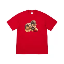 Supreme Puppies Tee 'Red' unisex tričko červené