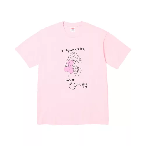 Supreme Paris Tee 'Light Pink' unisex tričko svetloružové