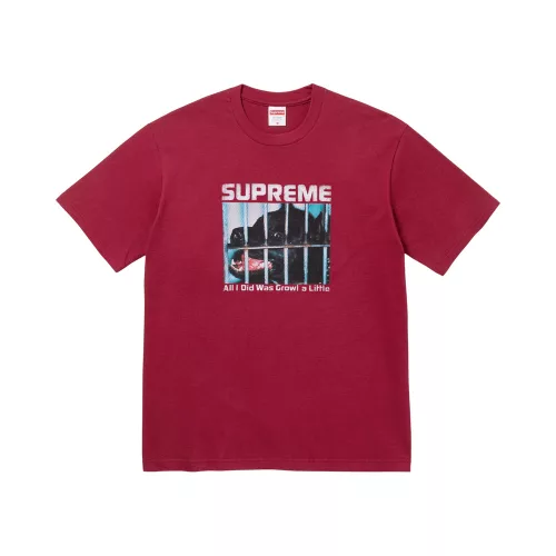 Supreme Growl Tee 'Cardinal' unisex tričko červené