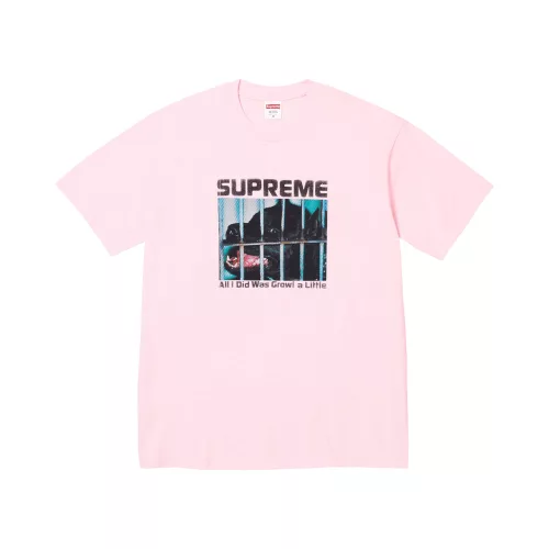 Supreme Growl Tee 'Light Pink' unisex tričko svetloružové