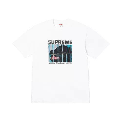 Supreme Growl Tee 'White' unisex tričko biele