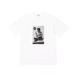   Supreme x Larry Clark Gun Tee 'White' unisex tričko biele