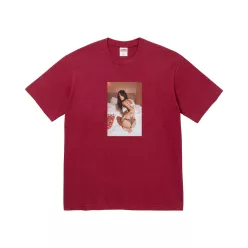   Supreme x Larry Clark Neighbor Tee 'Cardinal' unisex tričko červené