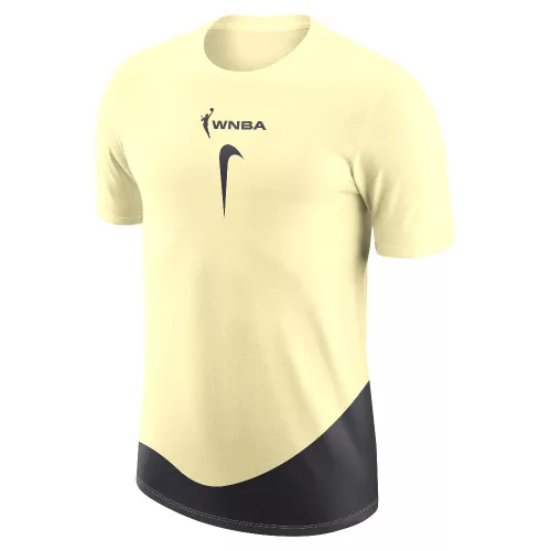 Team 13 Nike WNBA Crew-Neck T-Shirt Alabaster dámska mikina — produktová fotografia na bielom pozadí, bočný pohľad