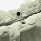 Nike Sportswear Faux Fur Tote Válltáska Zöld – Műszőrme Fogantyú Nike Logóval