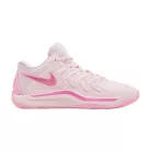 Nike KD 17 NRG Aunt Pearl nízke basketbalové tenisky — produktová fotografia na bielom pozadí, bočný pohľad