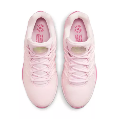 Nike KD 17 NRG Aunt Pearl nízke basketbalové tenisky — produktová fotografia na bielom pozadí, bočný pohľad