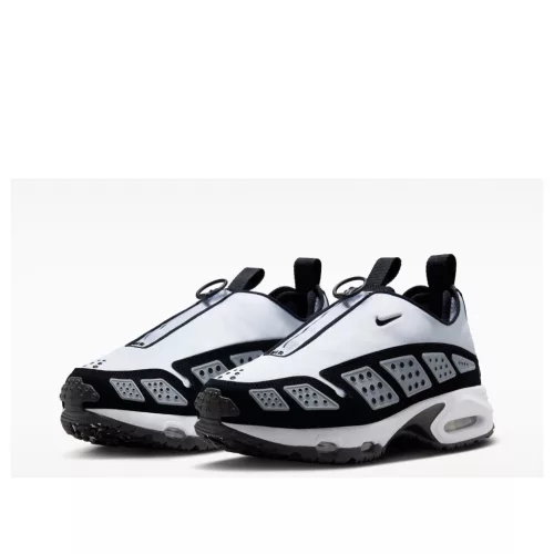 Nike Air Max Sunder White Black dámske nízke streetové tenisky biele-čierne — produktová fotografia na bielom pozadí, bočný pohľad